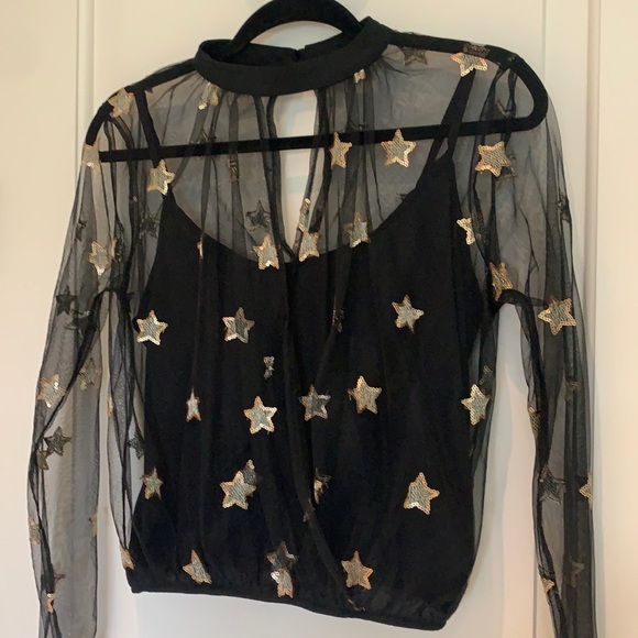 Sheer star blouse 🌟 - Picture 3 of 12